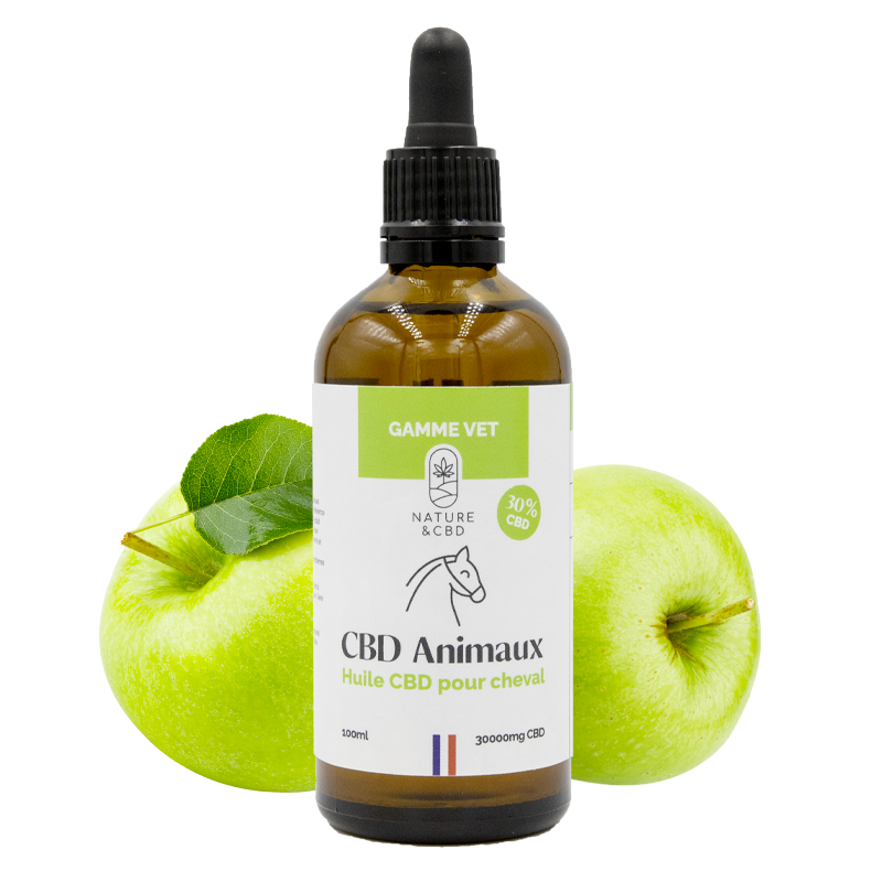 🐴 Huile CBD 30% – Pour Chevaux