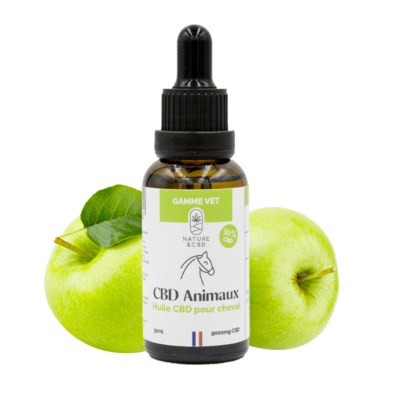 🐴 Huile CBD 30% – Pour Chevaux