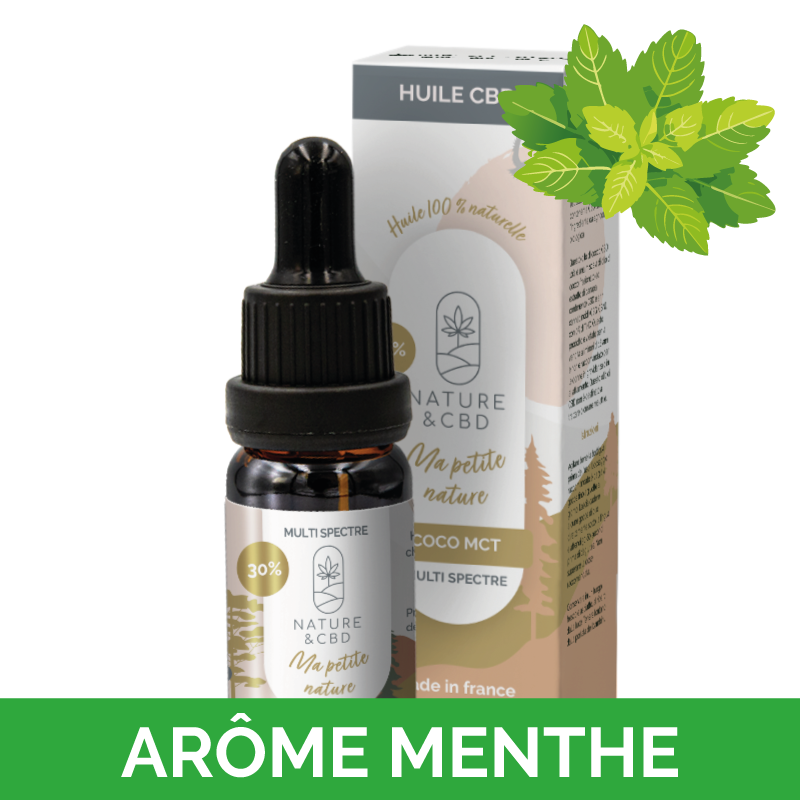 🌿 Huile CBD Coco à la Menthe
