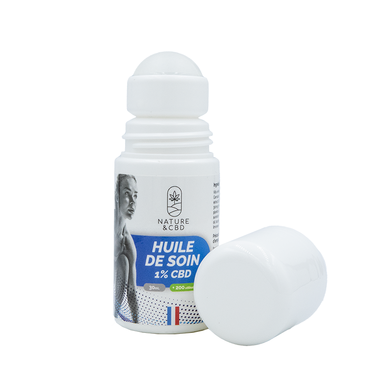 🌿 Huile de Soin Roll-on - Nature et CBD