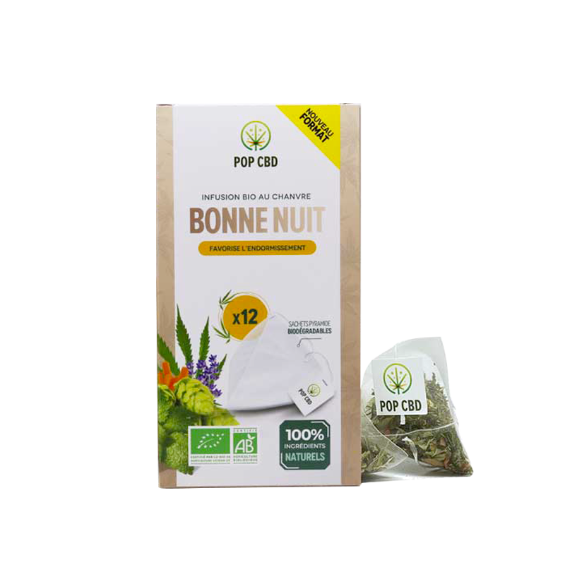 đ Infusion Bonne Nuit Sachets Pyramide - Pop CBD