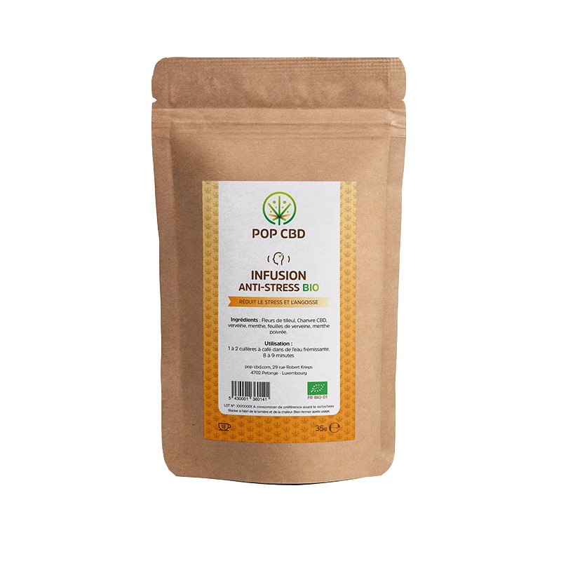 🌿 Infusion Chanvre Anti-Stress - Pop CBD