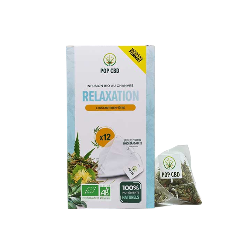😌 Infusion Relaxation Sachets Pyramide - Pop CBD
