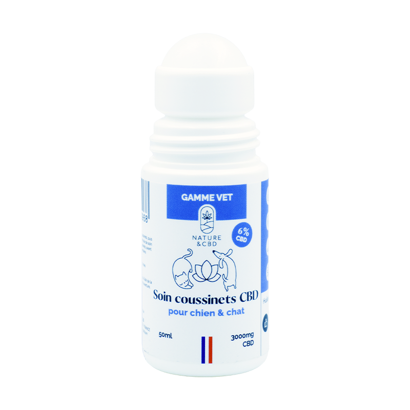 🐾 Soin Coussinets CBD 6% – Pour Chiens & Chats