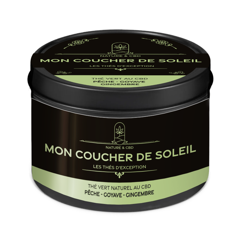 🌅 Thé Vert Mon Coucher de Soleil - Nature & CBD