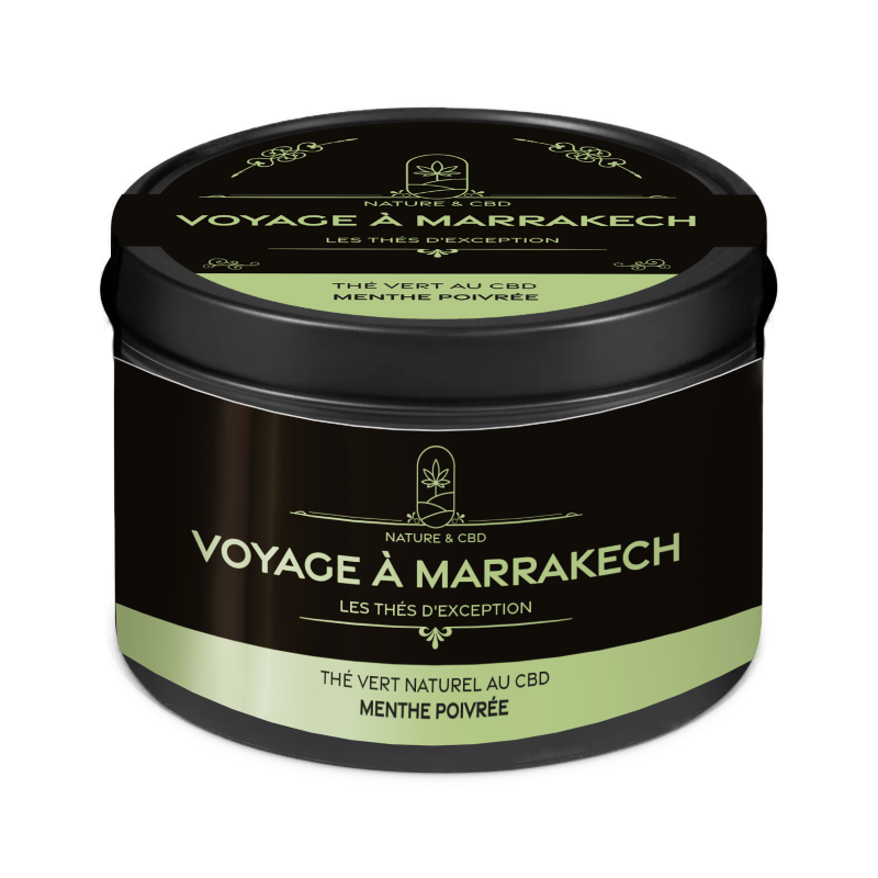 🌿 Thé Vert Voyage à Marrakech - Nature & CBD