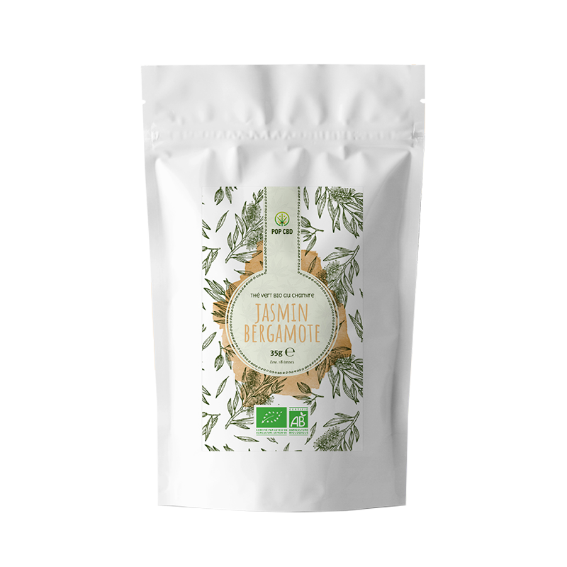 🌿 Thé Vert Jasmin Bergamote - Pop CBD
