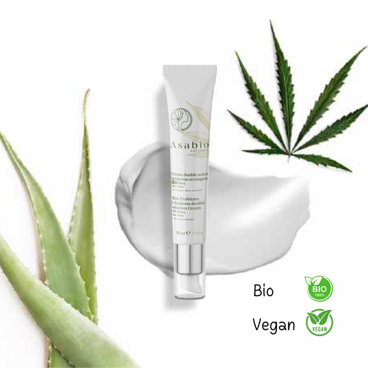 🌸 Crème Double Action Épiderme et Rougeur – Asabio