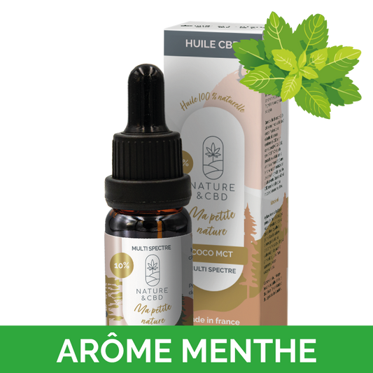 🌿 Huile CBD Coco à la Menthe