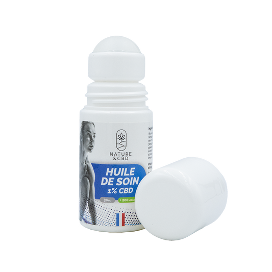 🌿 Huile de Soin Roll-on - Nature et CBD