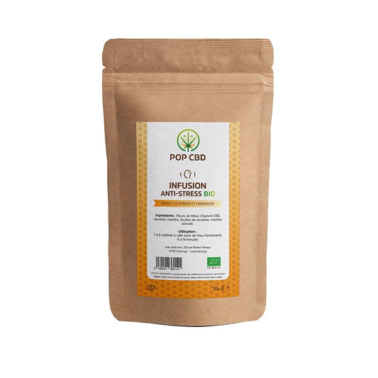 🌿 Infusion Chanvre Anti-Stress - Pop CBD