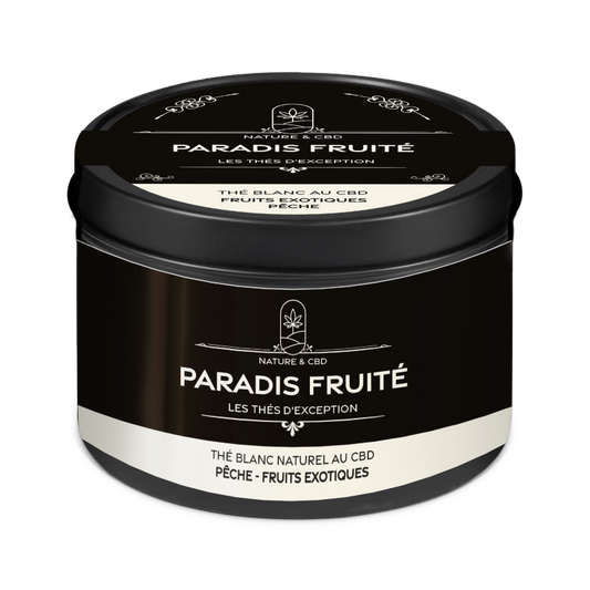 🍑 Thé Blanc Paradis Fruité - Nature & CBD