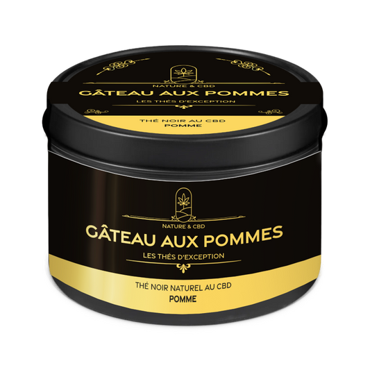 🍏 Thé Noir Gâteau aux Pommes - Nature & CBD