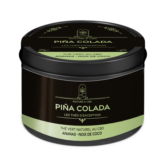 🍍 Thé Vert Mon Piña Colada - Nature & CBD