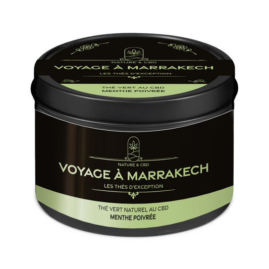 🌿 Thé Vert Voyage à Marrakech - Nature & CBD