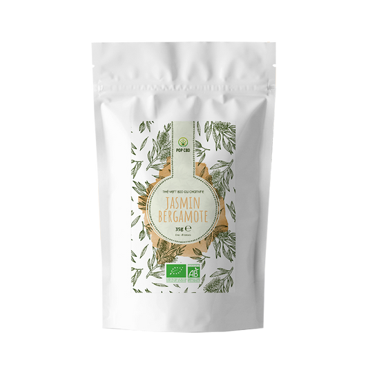 🌿 Thé Vert Jasmin Bergamote - Pop CBD